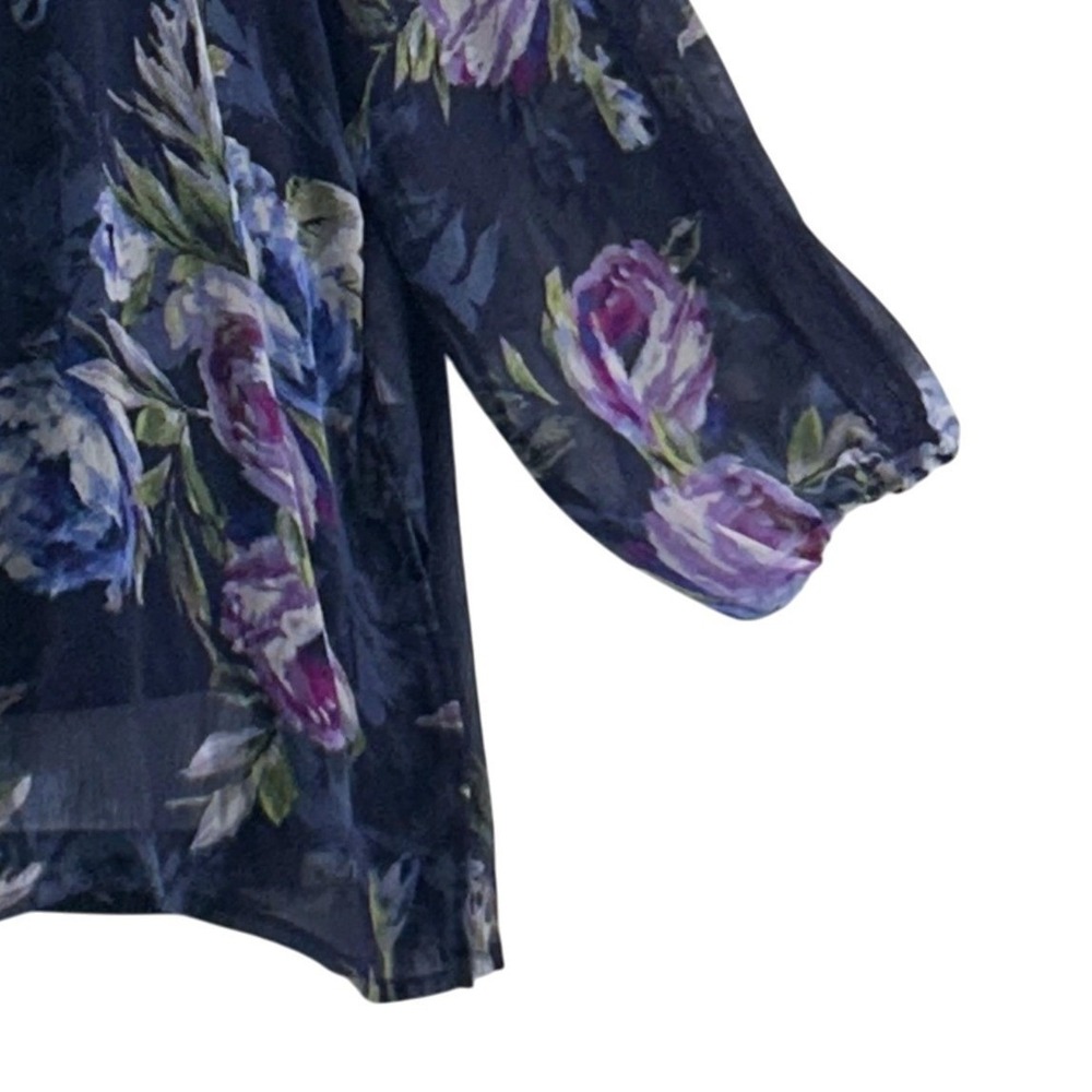 Susan Graver Fairy‎ Top 2x Blue - Picture 10 of 16
